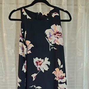 Navy knee length dress